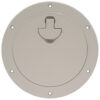 Deck plate with latch